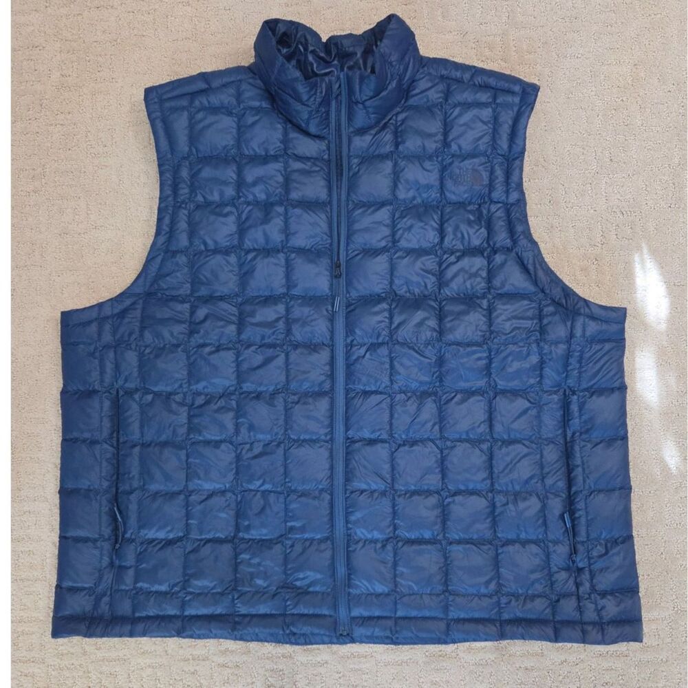 The North Face ThermoBall Eco Vest Mens Size 3XL XXXL 3X Dark Blue